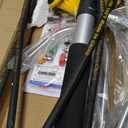 JANZ 24 FT Pressure Washer Telescoping Wand with Power Washer Extension Wands, Brush Head, Gutter Cleaner, 7 Spray Nozzle Tips, 2 Hose Adapters and Support Belt TW-004