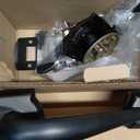 Schlage F60 ADD 622 GEO Addison Front Entry Handleset with Georgian Knob, Deadbolt Keyed 1 Side, Matte Black