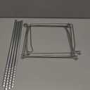 SUNEE Hanging File Folder Frame, Letter Size Files Holder Bars,17.5 Inches, Set of 2