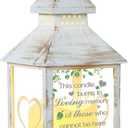 This Candle Burns in Loving Memory of Memorial Wedding Lantern Sympathy Gifts for Loss of Loved One Table Top Remembrance Wedding Decorations