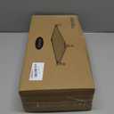 Elevated Dog Bed for Large Dogs, Raised Dog Cot Fits Up to 120 LBs, Heavy Duty Pet Cots with Durable Supportive Teslin Recyclable Washable Mesh, Indoor & Outdoor Pet Bed, Black