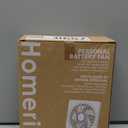 Personal Portable Fan, Rechargeable 2000mAh Battery Powered, Power Display and 180 Tilt Folding, Ultra Quiet, Office, Camping, Travel, in Car (Pink)