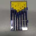 6Pcs Small Screwdriver Set, Mini Screwdriver Set, Eyeglass Repair Screwdriver with 6 Different Size Flathead and Philips Screwdrivers, Ideal for Watch, Jewelers