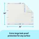 Medline Ultrasorbs Drypads, 30" x 36", 25 Count, Super Absorbent Disposable Bed Pads, Large Incontinence Bed Pads, Chucks Protective Underpads, 10 Times More Absorbent, For Adults, Elderly