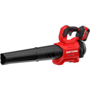 CRAFTSMAN V20 RP Cordless Leaf Blower, Up to 110 MPH Power, Brushless Motor, 5.0Ah Battery & Charger Included (CMCBL730P1)