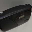 GPX R633B Portable Shortwave AM/FM Clock Radio (Black)