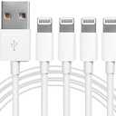 4Pack [Apple MFi Certified] Charger Lightning to USB Charging Cable Cord Compatible iPhone 14/13/12/11 Pro/11/XS MAX/XR/8/7/6s Plus, iPad Pro/Air/Mini, iPod Touch