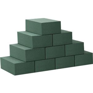 Mifoci 12 Pcs Floral Foam Blocks Flower Arrangement Supplies Foam Bricks for Flowers Wet Dry Plant Foam 5.5" L x 3" W x 1.7" H Green Florist Foam for Wedding Birthday Home Office Garden Decorations