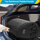GRAOSO Car Seat Stroller Travel Bag Compatible with Doona for Airplane, Gate Check Stroller Backpack with 8mm Pearl Cotton Padding, Black, Patented Design