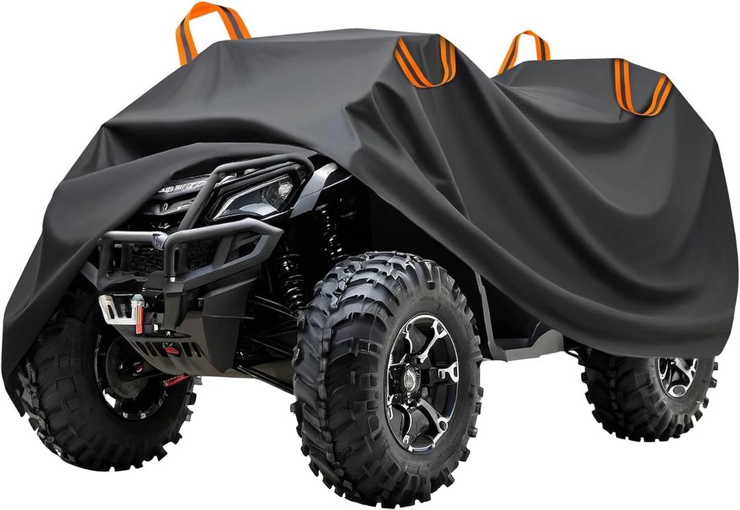 Puroma ATV Cover, XL 82.7'' Waterproof Outdoor Heavy Duty 4 Wheeler Quad Proof All Season UV Protection for Polaris, Sportsman, Yamaha, Suzuki, Honda, Kawasaki