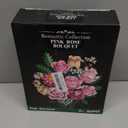 Pink Rose Bouquet Flowers Building Set, 834Pcs Roses Artificial Flowers Botanical Collection Compatible with Lego Flowers for Adults Valentines Day Gifts for Her Women Wife Girlfriend Mom