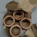 SAMHITA Handmade Acacia Wood Napkin Ring Set of 12 for Dining, Anniversary, Birthday, Christmas | Napkin Ring for Home and Kitchen Décor