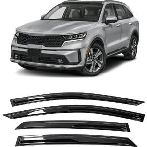 MIALUTY® Window Visors Rain Guards for Kia Sorento 2021-2026, Out-Channel Vent Visors Heat Insulation Sun Shade Accessories for Cars