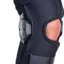 DonJoy Deluxe Hinged Knee Wraparound - Open Popliteal - Medium (Medium (Pack of 1))