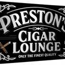 Retro Metal Sign  Classic Cigar Design Wall Plaque  12x8 Inch Tin Decor for Kitchen, Bar, Cafe, or Game Room