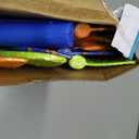 Fuwidvia 3 Pack Airplane Launcher Toys, 13.2'' LED Foam Glider Plane Toy for Boys, 2 Flight Modes Outdoor Flying Toys Birthday Gifts for Boys Girls 4 5 6 7 8 9 10 11 12 Year Old (Blue&Green&Orange)