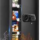 5.2 Cuft Large Safes for Home Use Water and Fireproof, Digital Security Fire Safe Box with Programmable Keypad, Key Lock & Removable Shelves, Anti-Theft Document Safe for Money, Medicine and Valuables