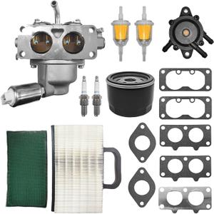791230 407777 Mower Carburetor 799230 699709 499804 for Briggs & Stratton 20hp 21hp 23hp 24hp 25hp Intek V-Twin MIA10632 for John Deere MIA10632 LA135 LA120 LA130 LA140 LA150 LA145 Lawn Mower