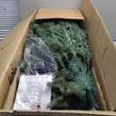 7ft Artificial Christmas Tree Spruce Hinged w/1260 Mixed PE & PVC Tips