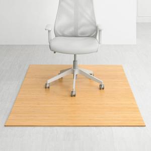 Anji Mountain Deluxe Bamboo Chairmat, 60" x 48", Natural