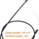 946-04440 Drive Control Cable Fits MTD Troy-Bilt Tiller Throttle Cable Lawn Mower 12ai869f011 946-04440 746-04440