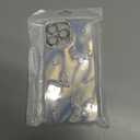 for iPhone 16 Pro Max Case Cute Bling for Women Girls, Luxury 3D Butterfly Design Shiny Glitter Rhinestone Pearl Camera Shockproof Protective Phone Case (Silver, iPhone 16 Pro Max)