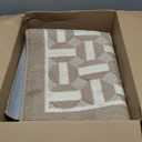 DEXI Front Door Mat 32x48, Washable Entrance Doormat with Non Slip Backing, Low-Profile Welcome Entry Mats fpr Inside House Entryway Floor, Beige