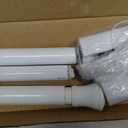 Zenna Home Tension Shower Curtain Rod, No Drill Adjustable Tension Curtain Rod for Bathroom, Rust Resistant, Easy Install Expandable Shower Curtain Rods, 26 to 76 Inches, White