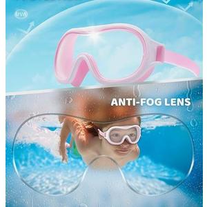 Aegend 2 Pack Swim goggles for Kids 3-15, Anti-Fog Anti-UV Wide Vision Waterproof, No leak Swimming goggles for Boys Girls