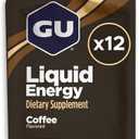 GU Energy Liquid Energy Gel with Complex Carbohydrates, Vegan, Gluten-Free, and Dairy-Free On-The-Go Energy for Any Workout, 12-Count, Coffee, BB 06NOVEMBER2026