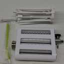 ANTREE 3-1 Pasta Maker Attachment for KitchenAid includes Pasta Sheet Roller attachment & Spaghetti Cutter & Fettuccine Cutter attachment, Easy to use and clean with Pasta Drying Rack & Cleaning Brush