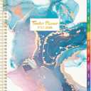 Teacher Planner 2025-2026 - 2025-2026 Teacher Planner Weekly & Monthly with Colorful Tabs, July 2025 - June 2026, 8.5" x 11", Academic Lesson Planner Book for Teachers, Twin-Wire Binding - Waterink