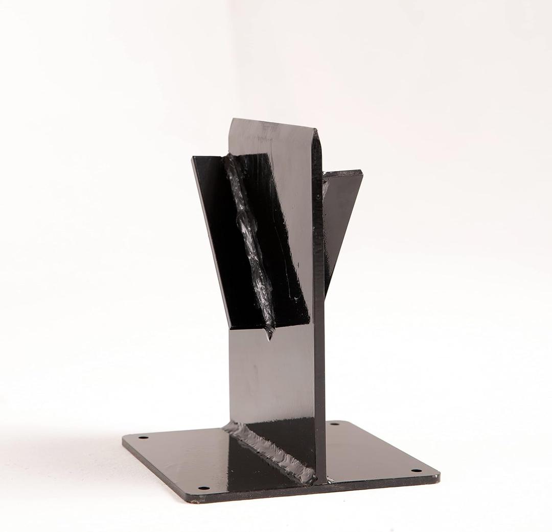 Hi Flame Firewood Kindling Splitter for Wood Stove Fireplace and Fire Pits Wood Splitting Wedge Manual Log Splitter Wedge (Black)