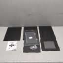 Glass Terrarium Tank 8"x8"x12", Front & Top Opening Door Full View Visually Appealing Mini Reptile or Amphibians Habitat