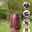 Mothers Day Gifts for Mom, Solar Lanterns Outdoor Waterproof Hummingbird Garden Decor Birthday Gifts for Women Mom Grandma Sister Solar Lights Outside Decorations for Backyard, Patio, Porch