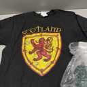 Scottish Rampant Lion Scotland Coat of Arms Banner T-Shirt. S Size