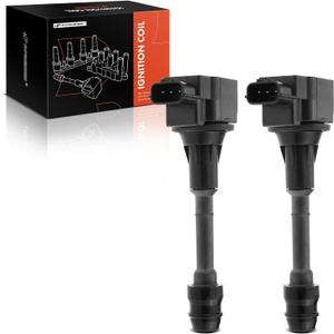A-Premium Engine Ignition Coil Packs Compatible with Nissan Sentra Altima 2002-2006 X-Trail 2002-2007 2010-2013 I4 2.5L 2-PC Set
