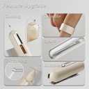 3 x Upgraded 5-in-1 Automatic Needle Threader & Seam Ripper Kit, Premium Needle Threaders for Hand Sewing with 8 Large-Eye Needles, Sewing, Embroidery&Cross Stitch Supplies Tools (1PCS-Purple)