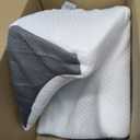Wedge Pillow for Sleeping, Side Sleeper Body Back Positioners for Back Pain, Preventing Bedsores, After Surgery, Pregnancy Support, Ankle Support, Bed Wedge Pillow for Side Sleepers, 20 Inch Length