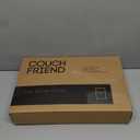 D&D Living Couch Caddy - Bamboo Couch Console | Anti-Spill Drink and Cup Holder | Snack Organizer Tray for Sofa with Bottle Opener