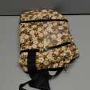 AEROBIX Yellow Expandable Crochet Bag Organizer, Large Capacity Yarn Storage Bag, Multi-Pockets Knitting Bags, Totes for Crochet Project and Accessories, Gifts for Crocheters (No Accessories)