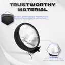 FL7091 Fit for 1997-2006 Wrangler tj off-road Pair Front Fog Lights Lens Bumper Lamps