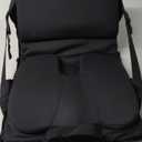 Everlasting Comfort Stadium Seats with Back Support - Adjustable Memory Foam Bleacher Chairs with Back and Cushion, Portable, Easy Folding Stadium Seat Cushion with Storage Pocket (01. Black)