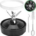 7 Fins Ninja Blender Blade Replacement, Ninja Blender Replacement Parts Compatible with Ninja Blenders BL480-30 BL482-30 BL490-30 BL640-30 BL642-30 BL682-30 BN401 BN751 BN801 BL2012 NN102