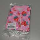 uideazone Baby Girls Footed Pajamas Zip-Front One-Piece Sleeper Non-Slip Footie Cute Pattern Jumpsuit PJs 0-12 Month (Pink Strawberry)