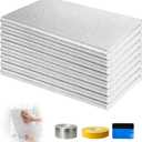 Garage Door Insulation Kit, Pre-Cut 6MM Thick EPE Foam with Double Aluminum Foil, Energy Saving Insulation Panels, Heat & Cold Barrier, Easy DIY Install with Tape & Scraper (24" x 48", 8 PCS)