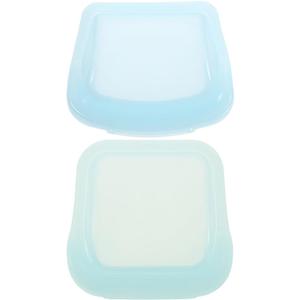 Unomor 2Pcs Reusable Silicone Pill Bags for Travel Transparent Pill Organizer with Open Design Resealable Storage Pouches for Medication