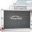 3 Row Full Aluminum Radiator Compatible with 1997 1998 1999 2000 2001 2002 2003 2004 Ford Mustang GT SVT V8 4.6L 5.4L Replacement Car Radiator Auto/Manual