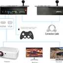 RegiisJoy 30000 in 1 Pandoras Box 70S Arcade Console - Retro Game Machine for PC & Projector & TV, 2-4 Players, 3D Games, Search/Hide/Save/Load/Pause, 1280X720, Separate Console