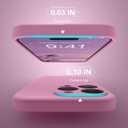 Magnetic for iPhone 14 Pro Case, Compatible with MagSafe, [Full Camera Protection][Screen Protector] Silicone Shockproof Protective Phone Case for iPhone 14 Pro 6.1", Blackcurrant